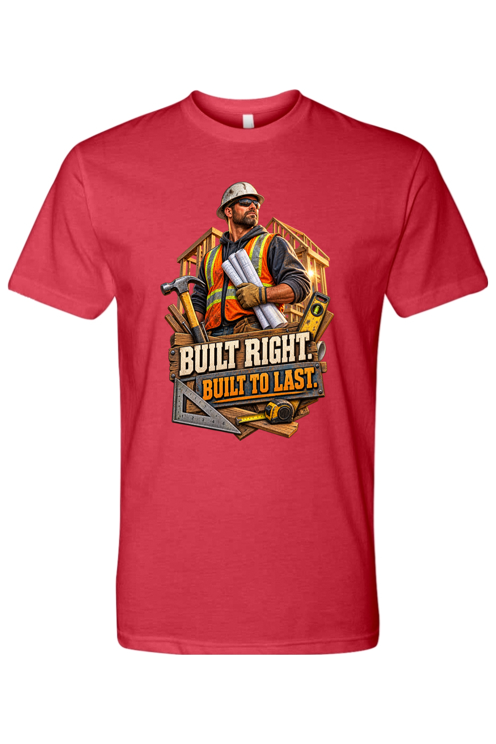 BUILT RIGHT. BUILT TO LAST - T-Shirt 4