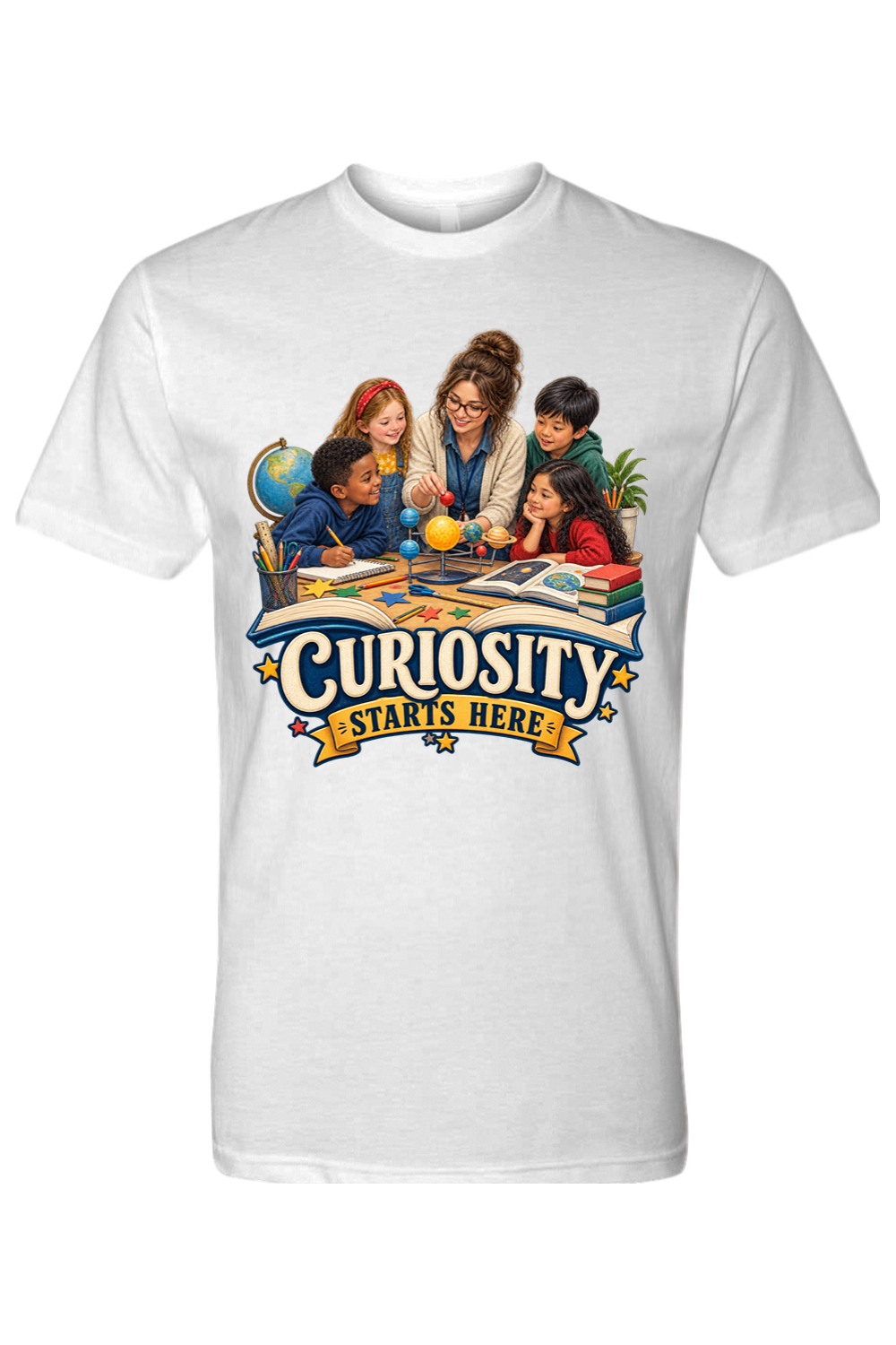 CURIOSITY STARTS HERE - T-Shirt