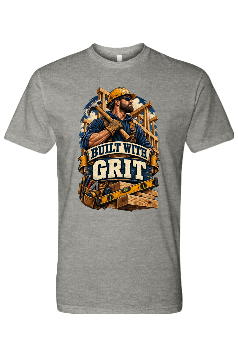 BUILT WITH GRIT - T-Shirt 3