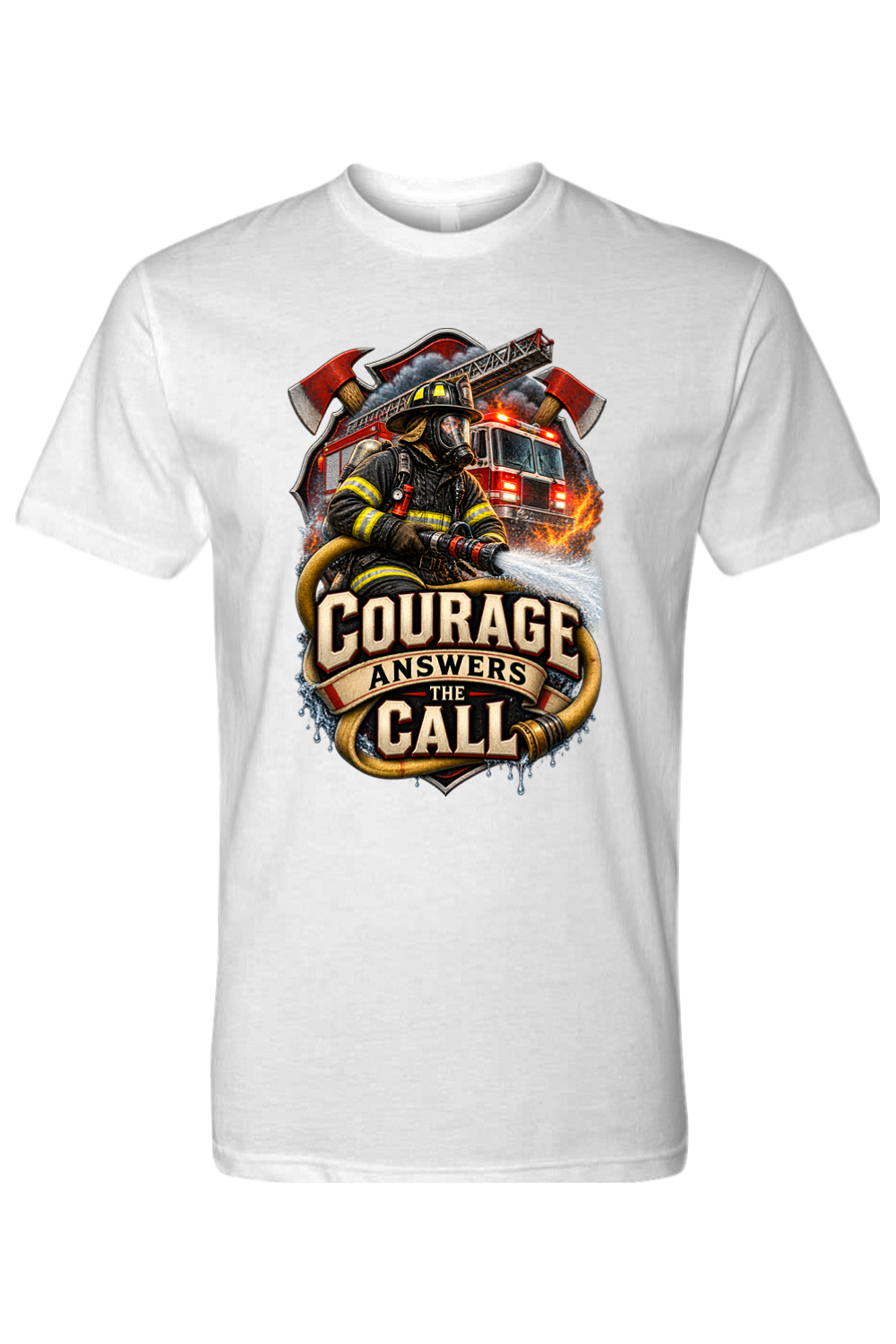 COURAGE ANSWERS THE CALL - T-Shirt 