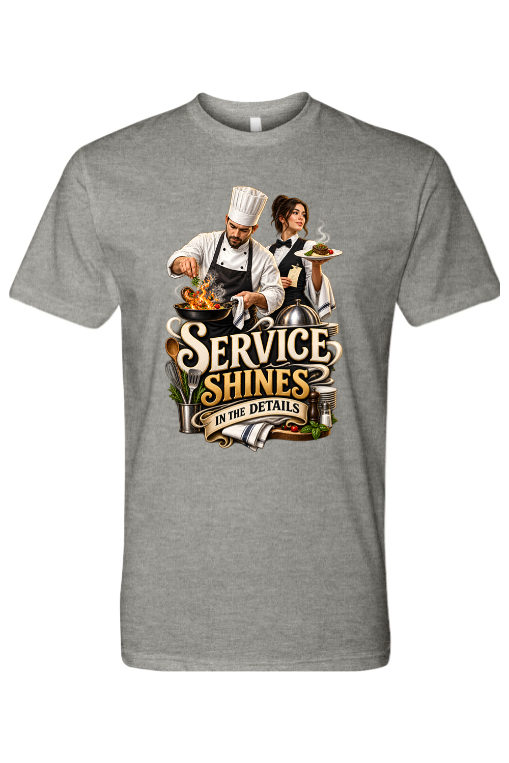 SERVICE SHINES IN THE DETAILS - T-Shirt  3