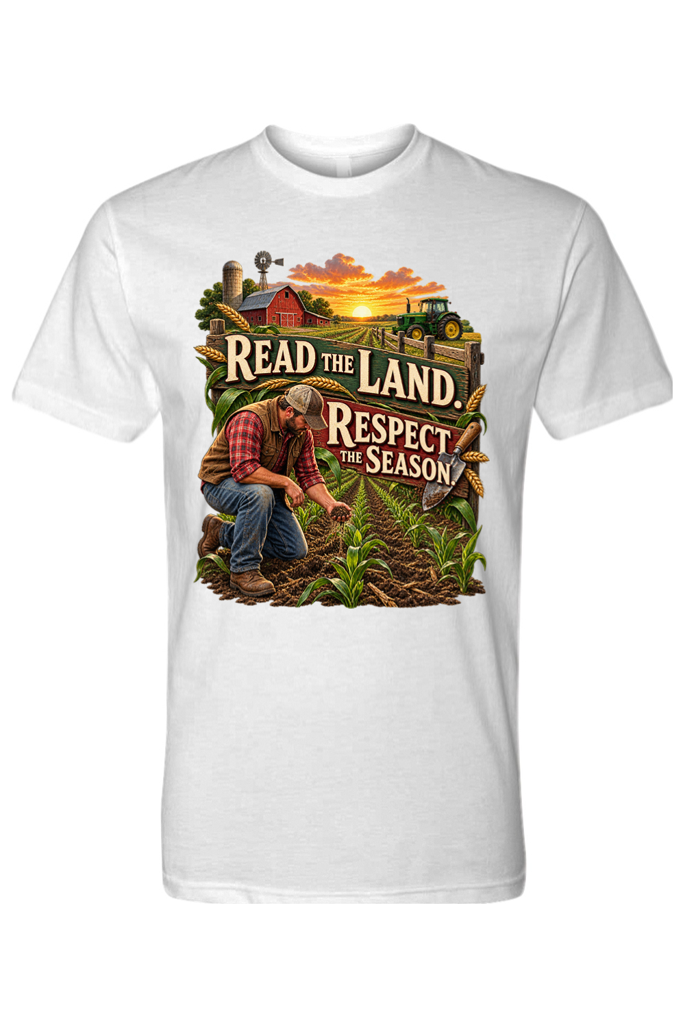 READ THE LAND - RESPECT THE SEASON - T-Shirt