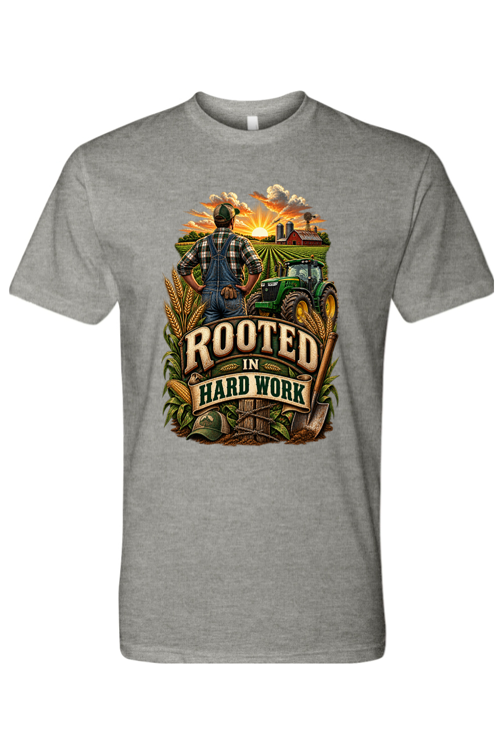 ROOTED IN HARD WORK - T-Shirt 3