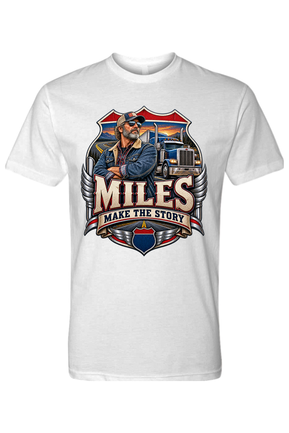 MILES MAKE THE STORY - T-Shirt
