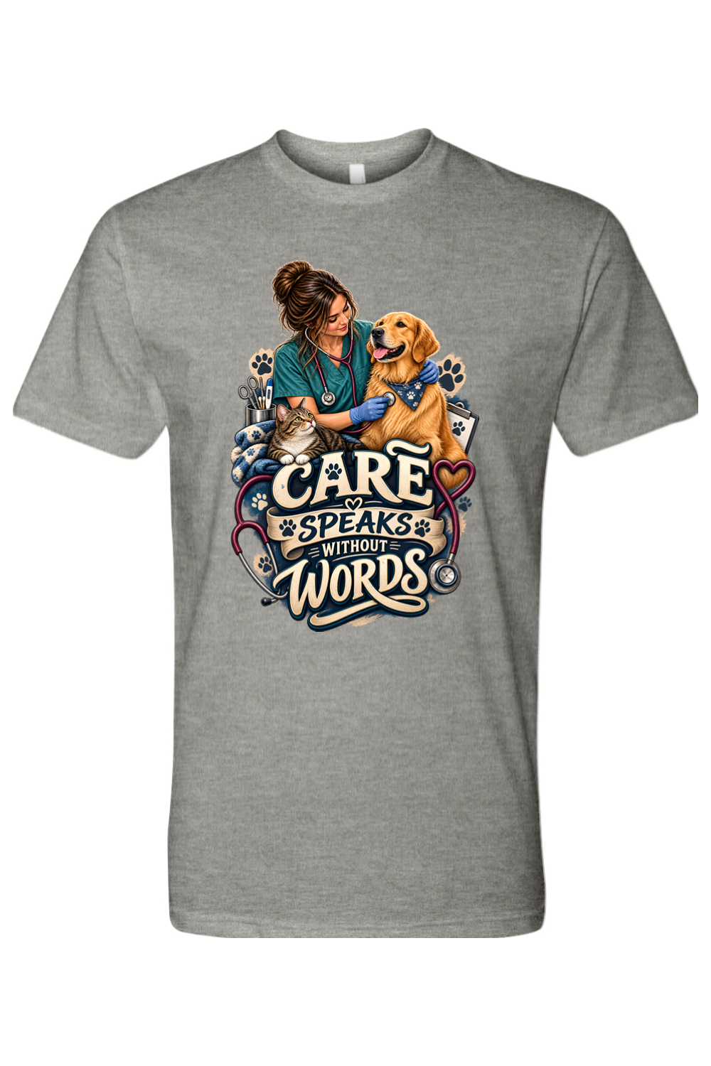 CARE SPEAKS WITHOUT WORDS - T-Shirt 3