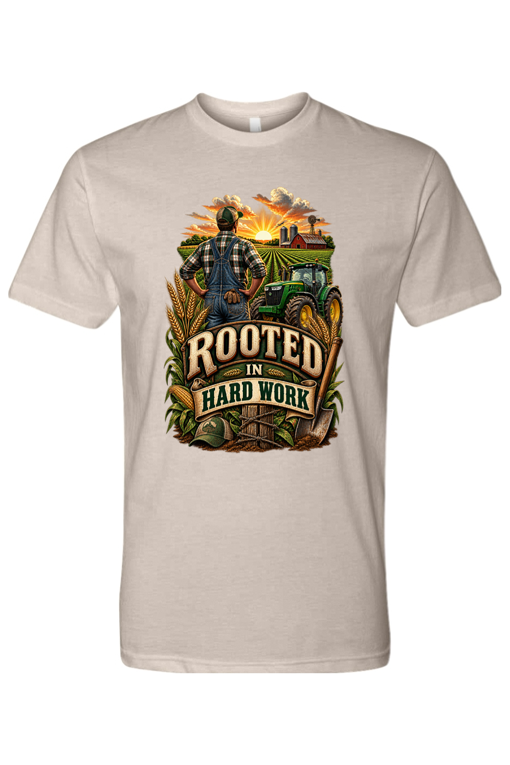 ROOTED IN HARD WORK - T-Shirt 8