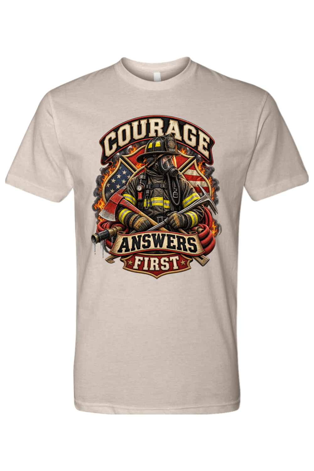 COURAGE ANSWERS FIRST - T-Shirt 8