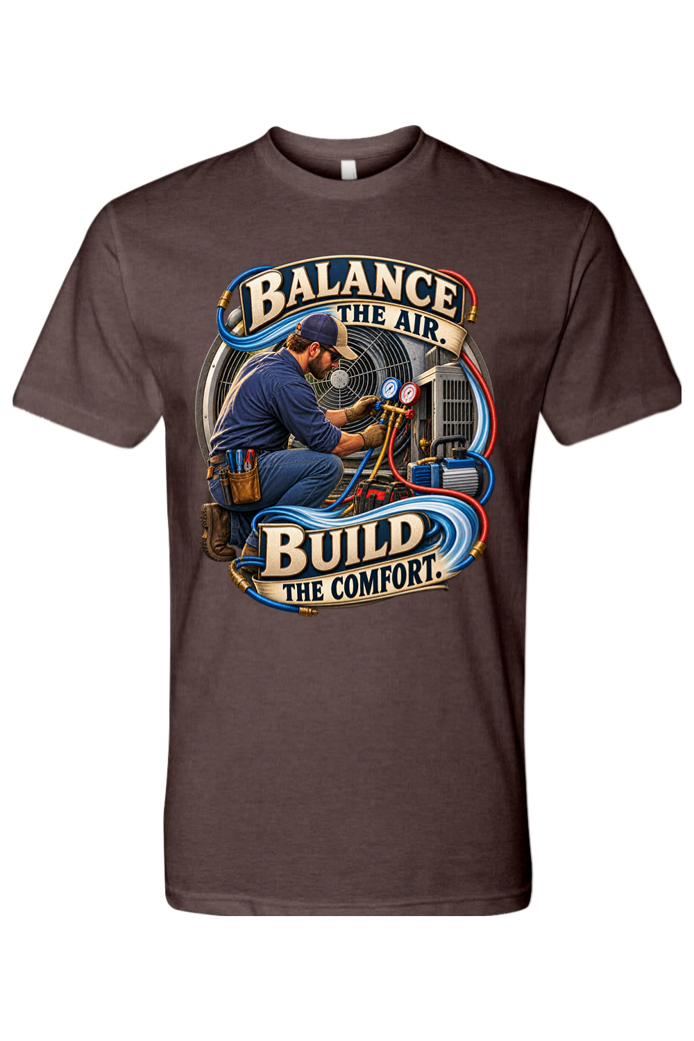 BALANCE THE AIR - BUILD THE COMFORT - T-Shirt 4