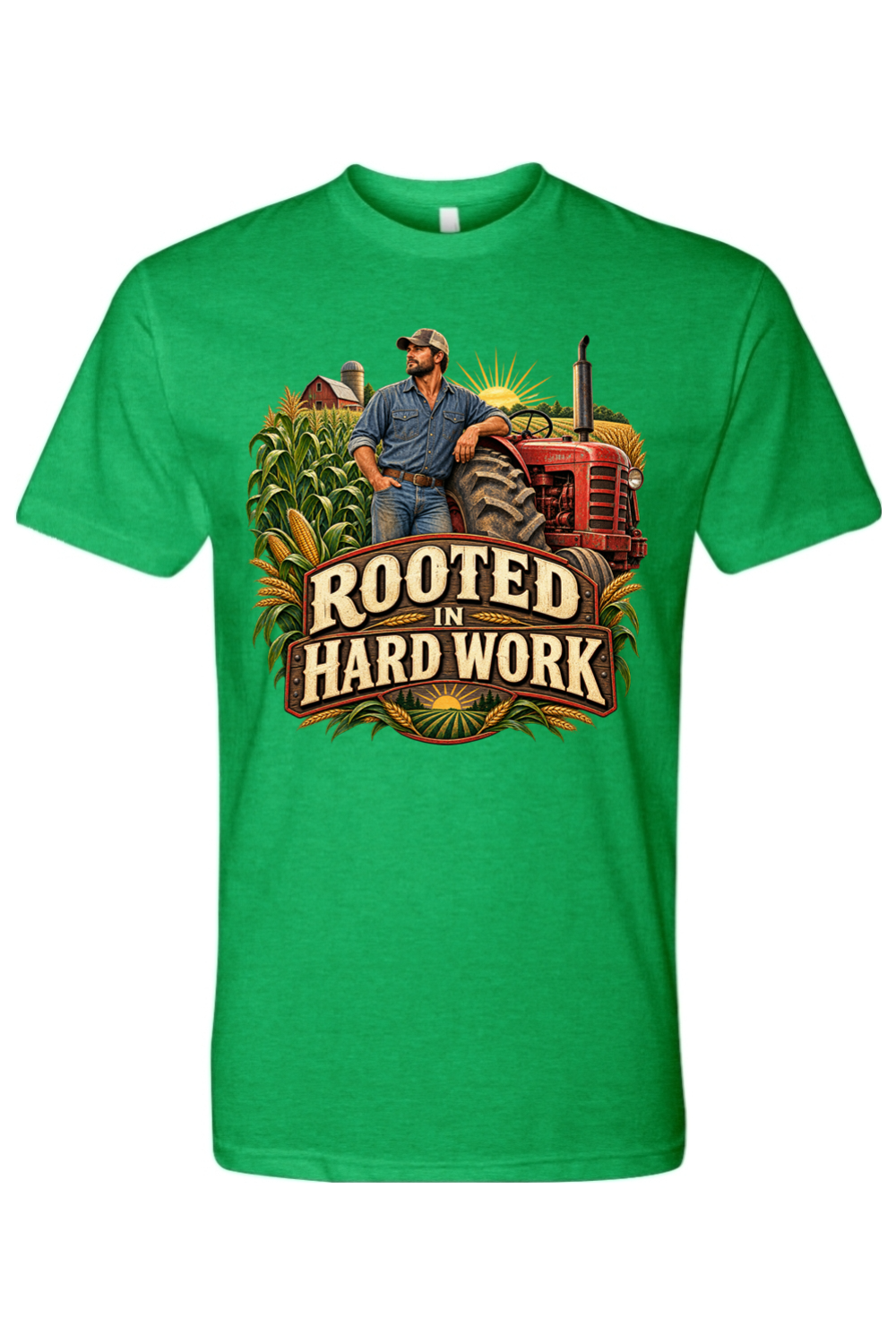 ROOTED IN HARD WORK - T-Shirt 4