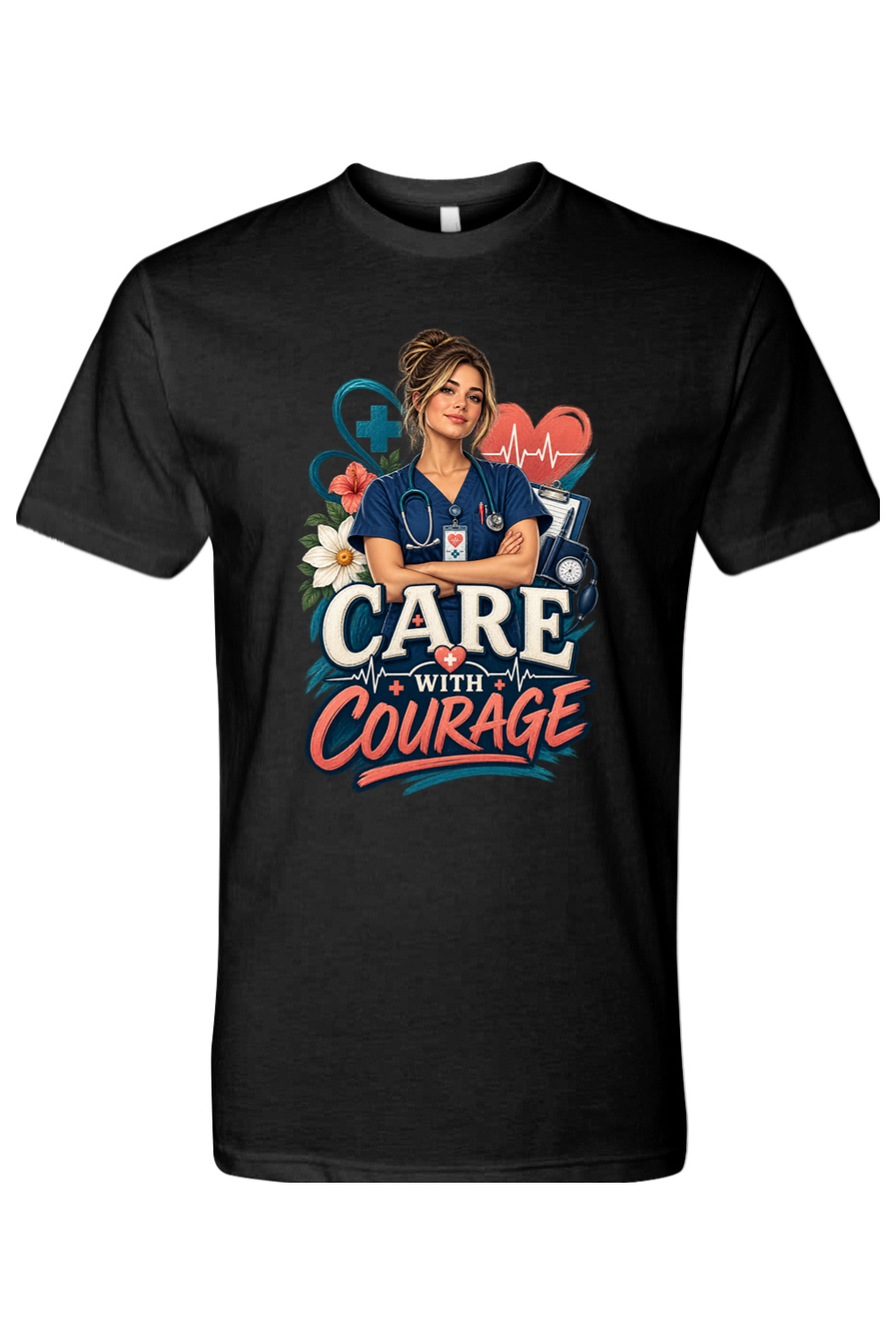 CARE WITH COURAGE - T-Shirt 2