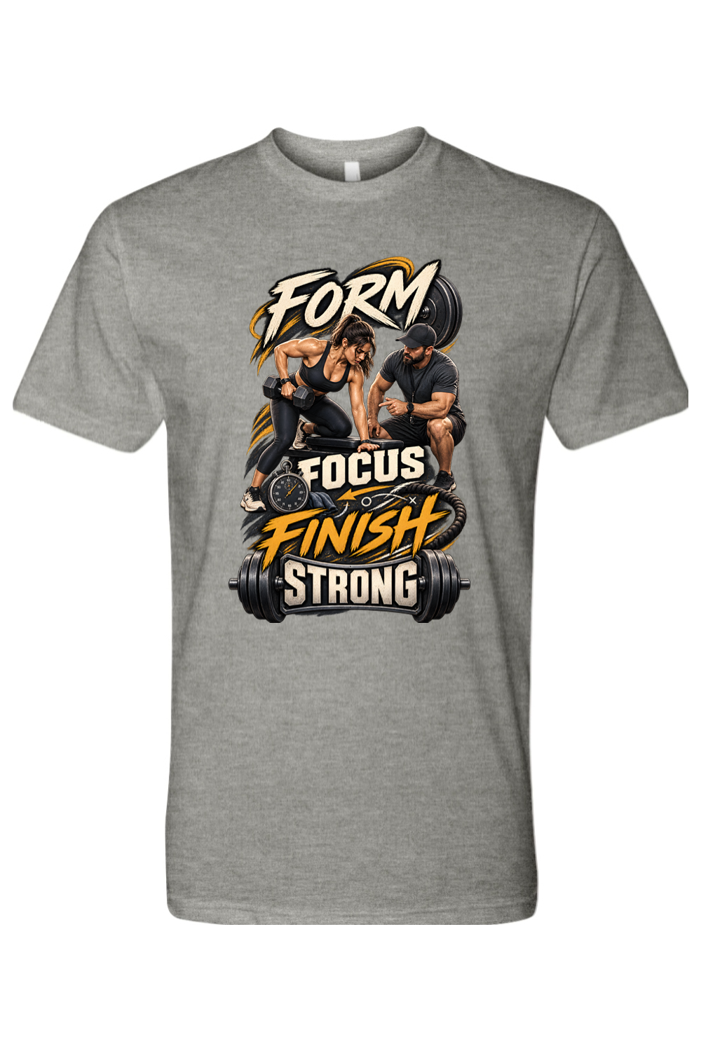 FORM FOCUS FINISH STRONG - T-Shirt  3