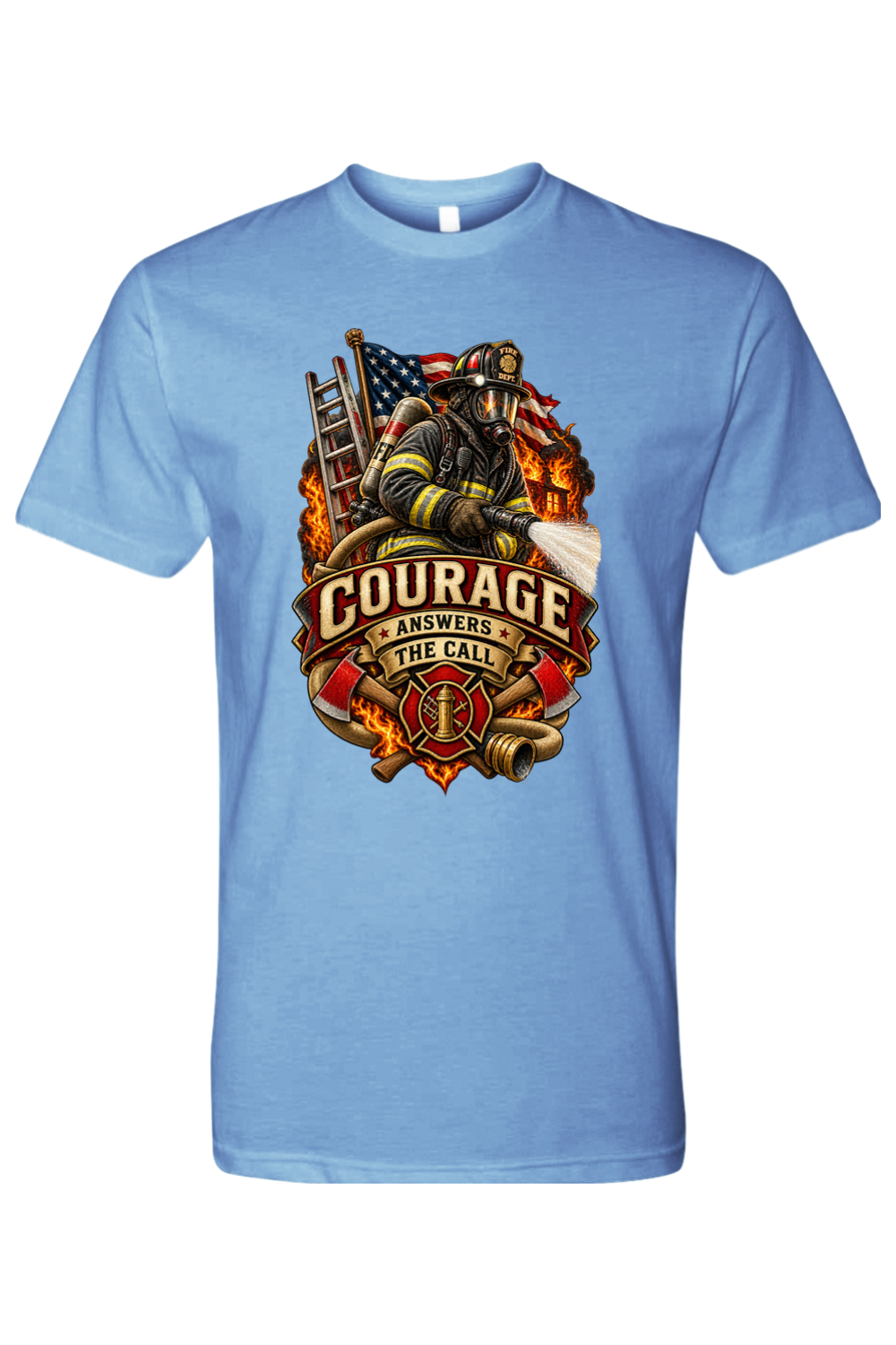COURAGE ANSWERS THE CALL - T-Shirt 5