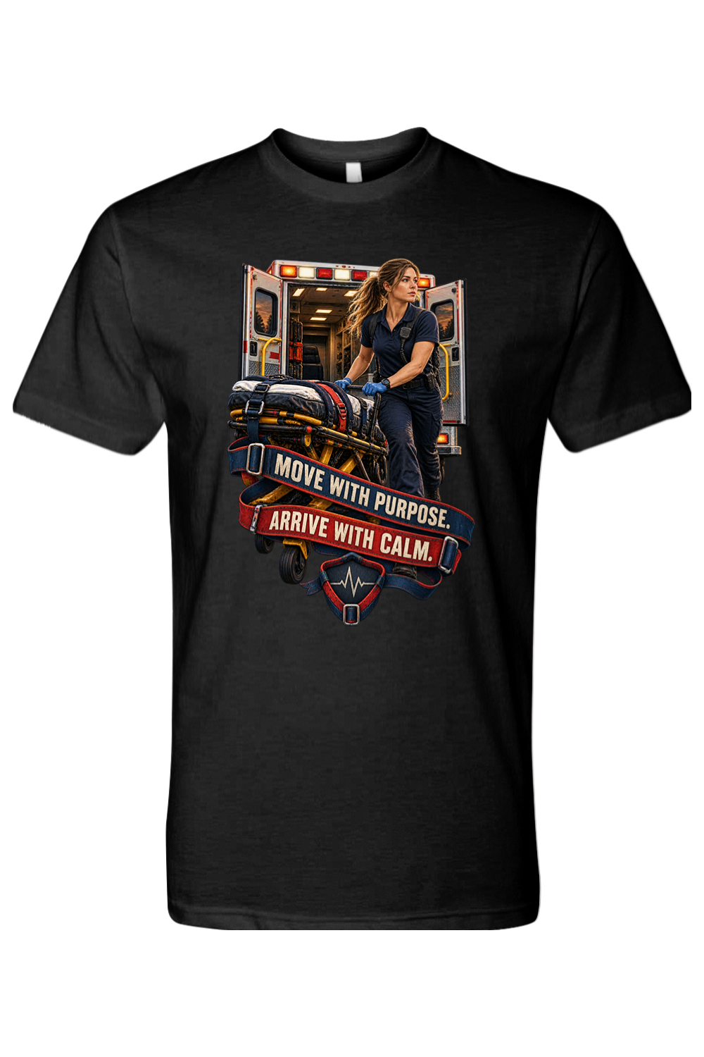 MOVE WITH PURPOSE - ARRIVE WITH CALM - T-Shirt 2