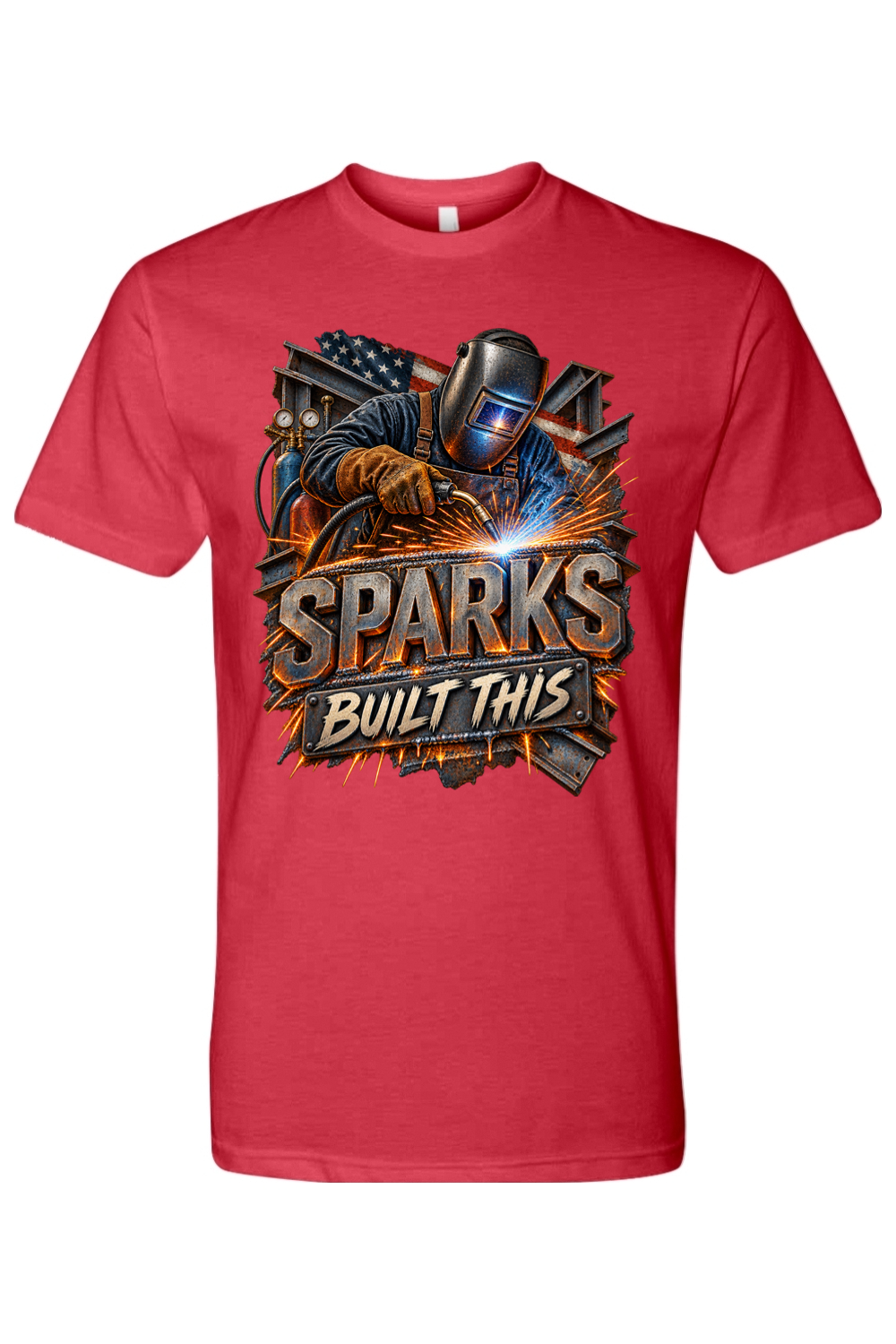 SPARKS BUILT THIS - T-Shirt 8