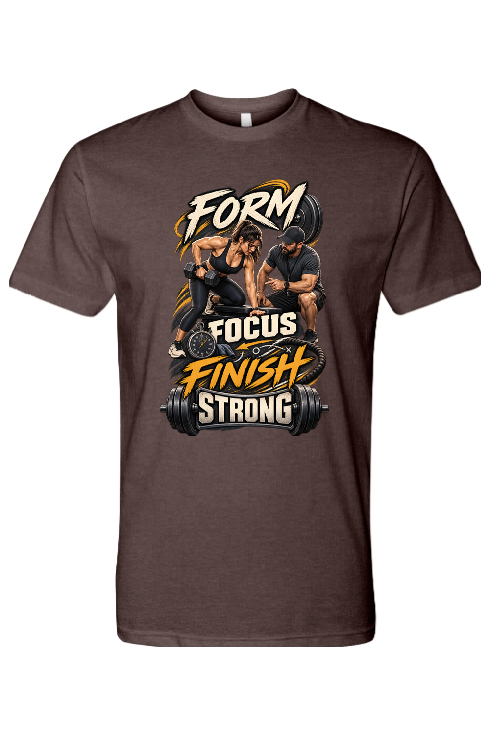 FORM FOCUS FINISH STRONG - T-Shirt  4