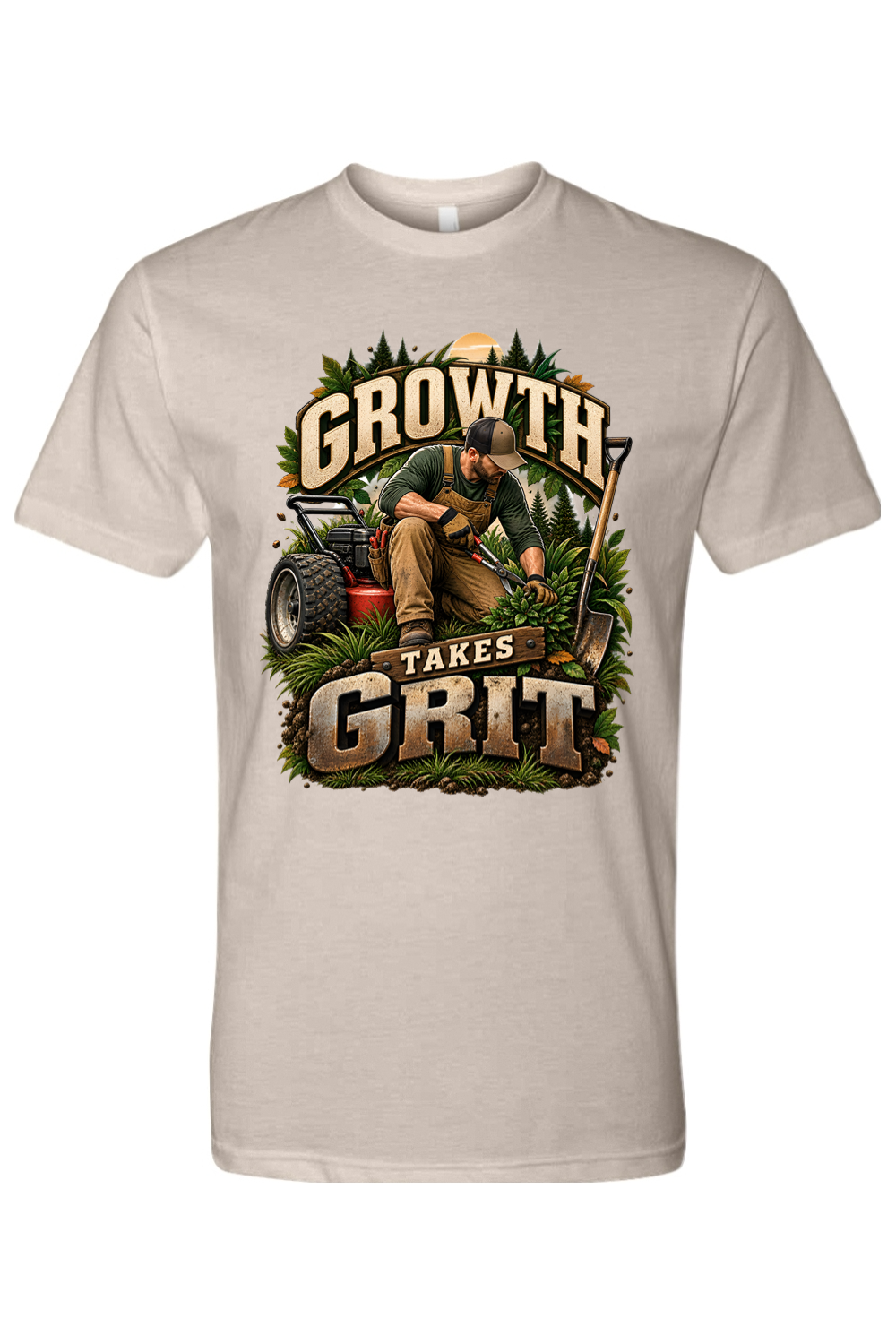 GROWTH TAKES GRIT - T-Shirt 9