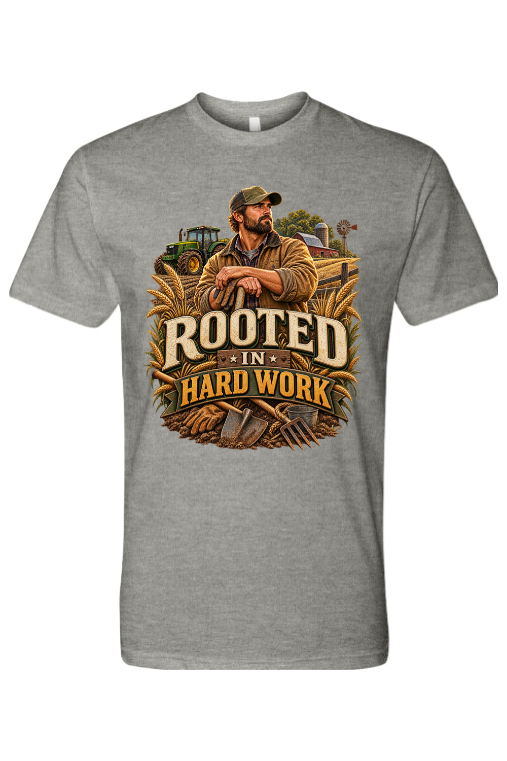 ROOTED IN HARD WORK - T-Shirt 4