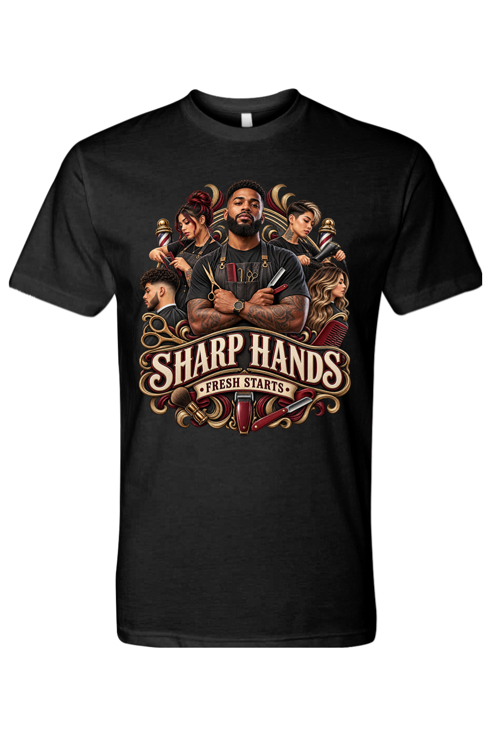 SHARP HANDS - FRESH STARTS - T-Shirt 2