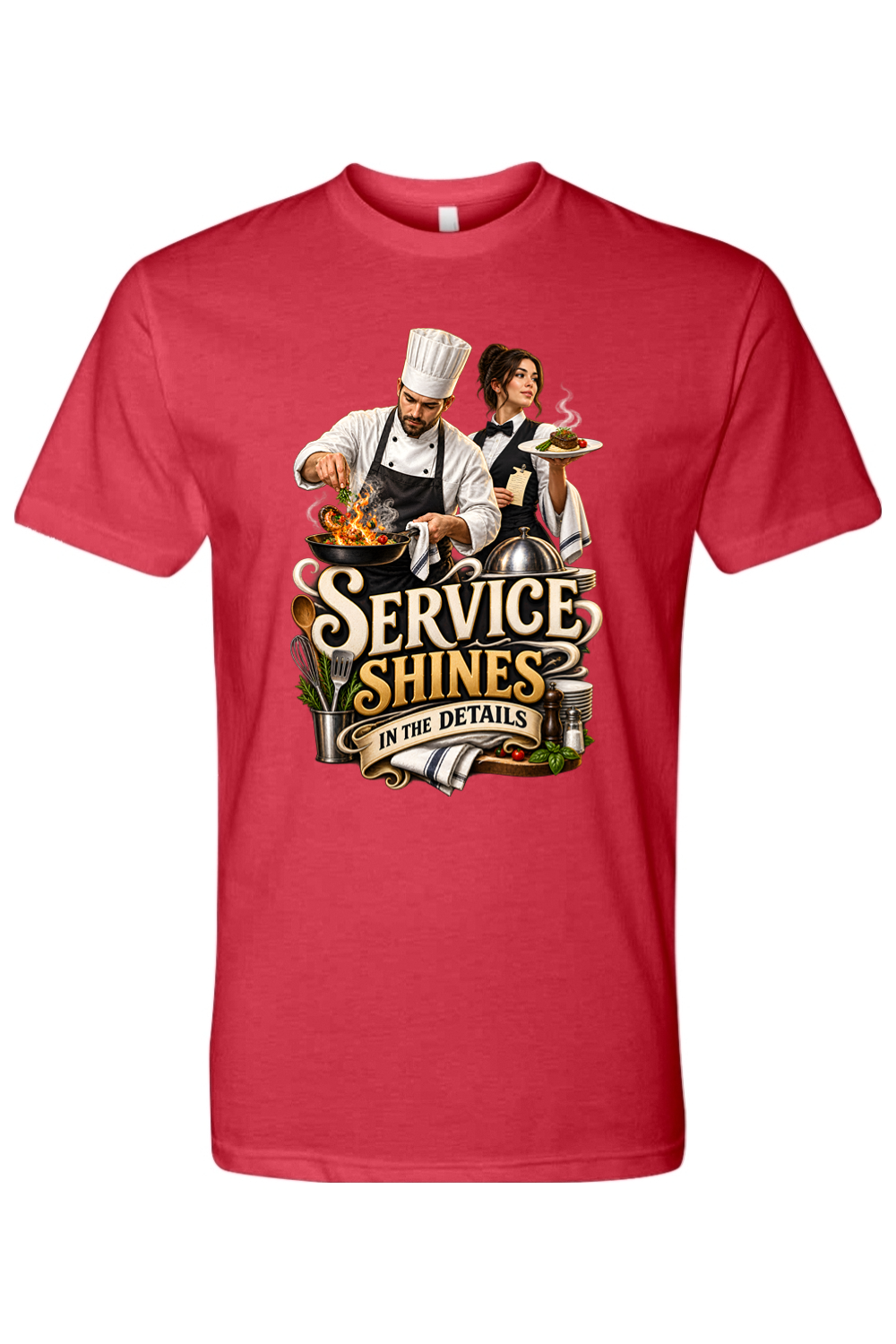 SERVICE SHINES IN THE DETAILS - T-Shirt  6