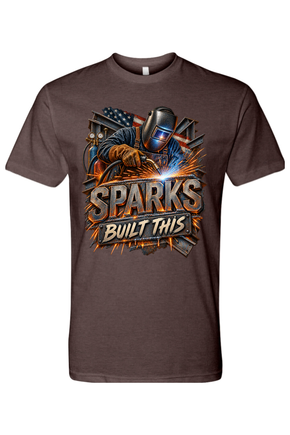 SPARKS BUILT THIS - T-Shirt 5