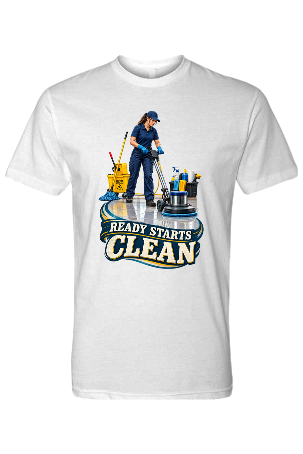 READY STARTS CLEAN - T-Shirt