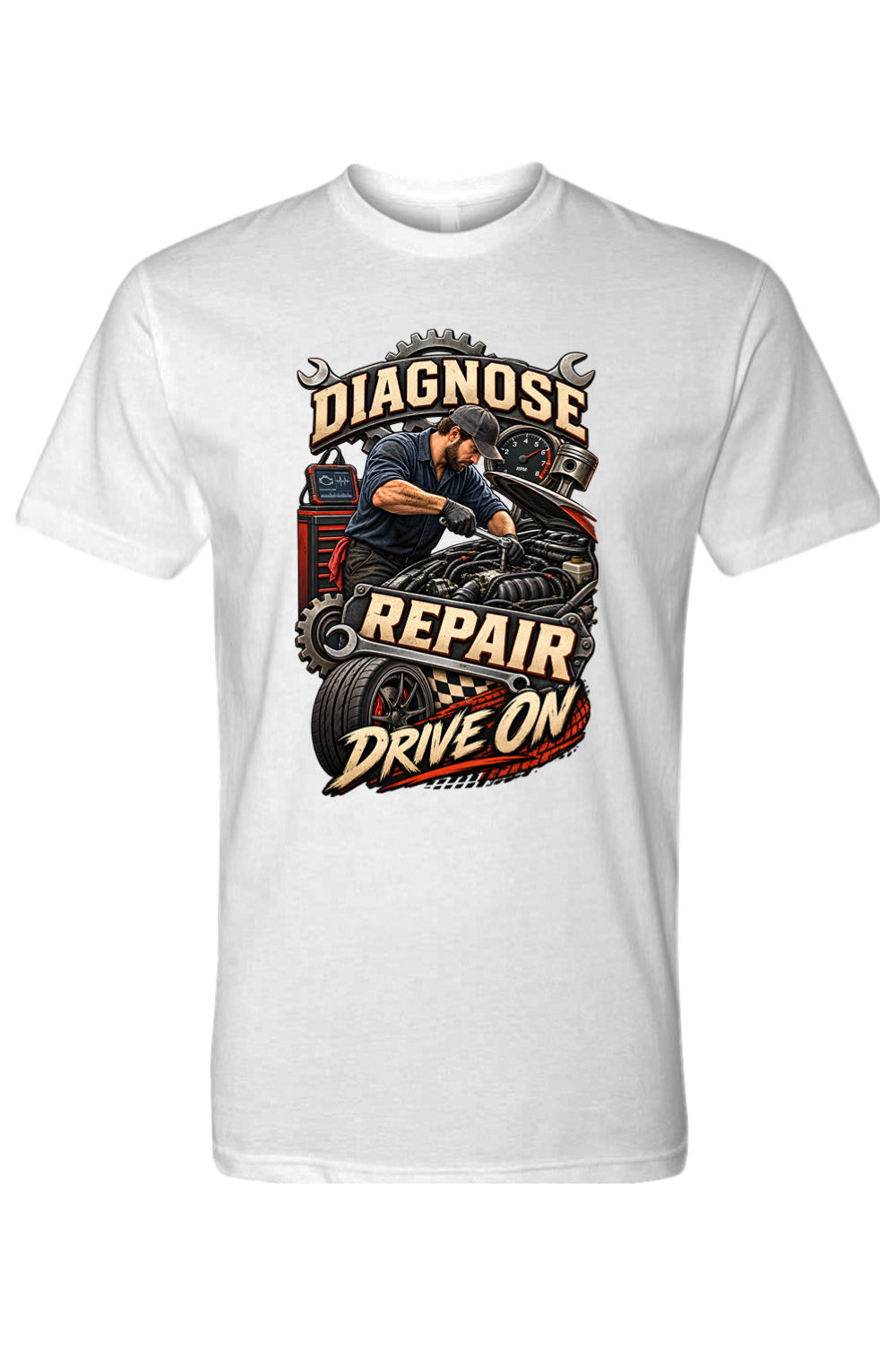 DIAGNOSE REPAIR - DRIVE ON - T-Shirt