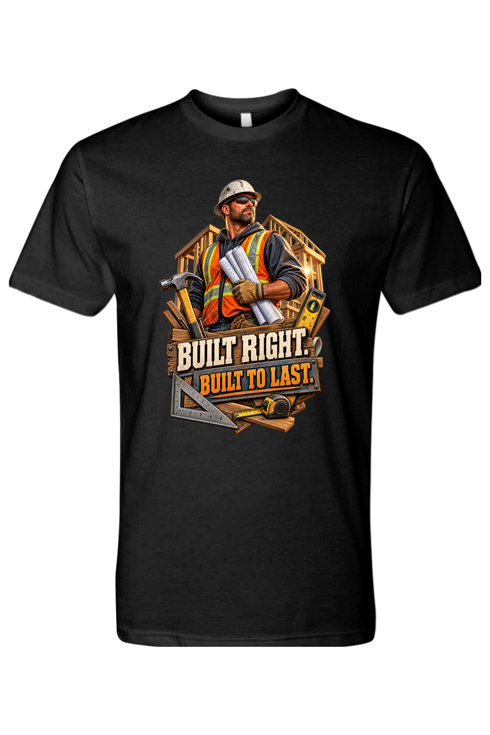 BUILT RIGHT. BUILT TO LAST - T-Shirt 2