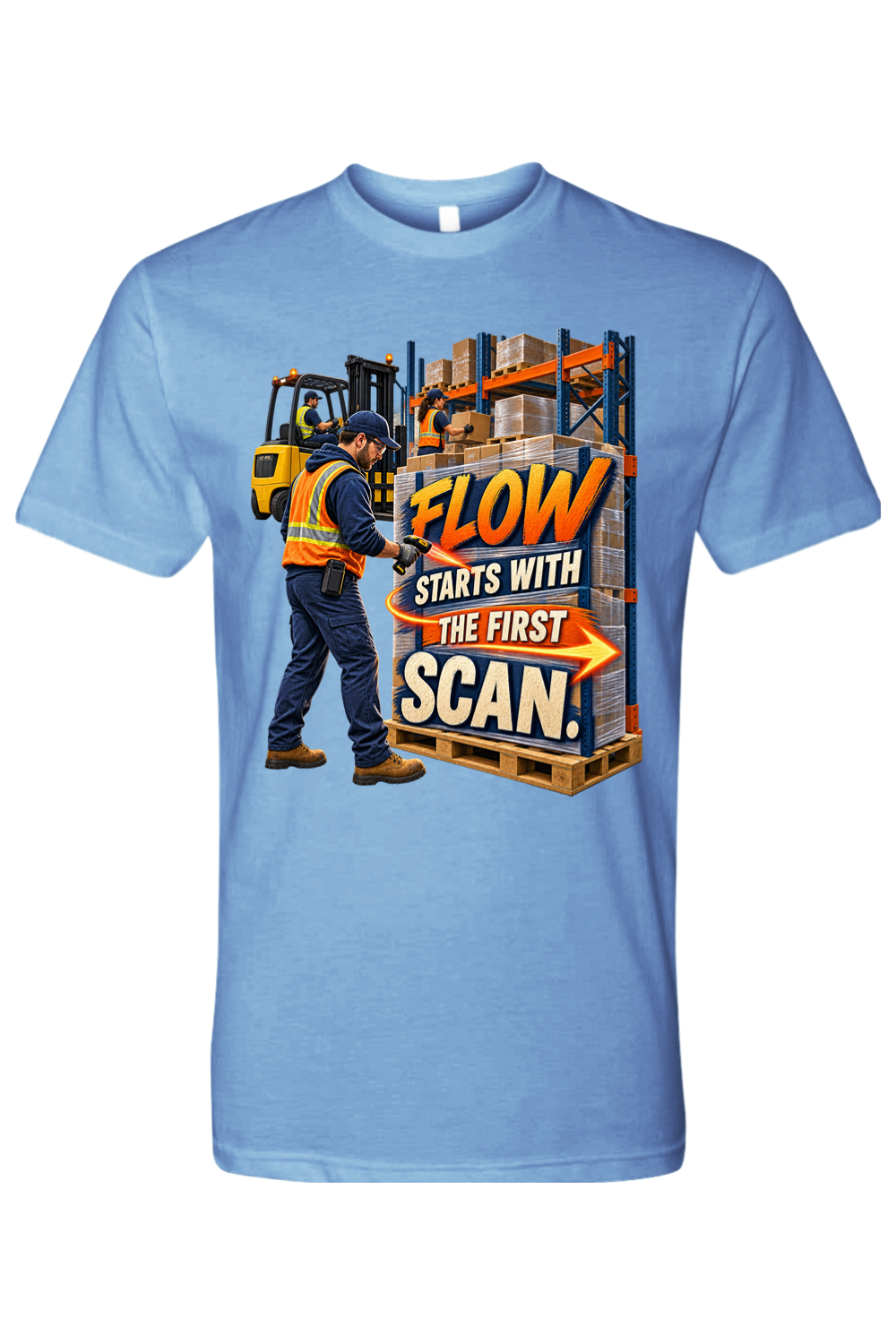 FLOW STARTS WITH THE FIRST SCAN - T-Shirt 5