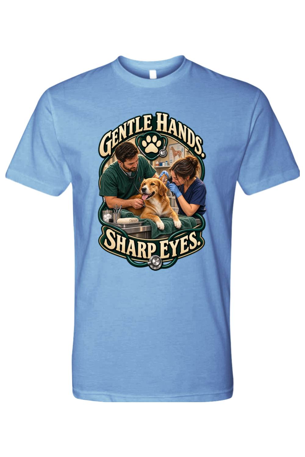 GENTLE HANDS. SHARP EYES - T-Shirt 5