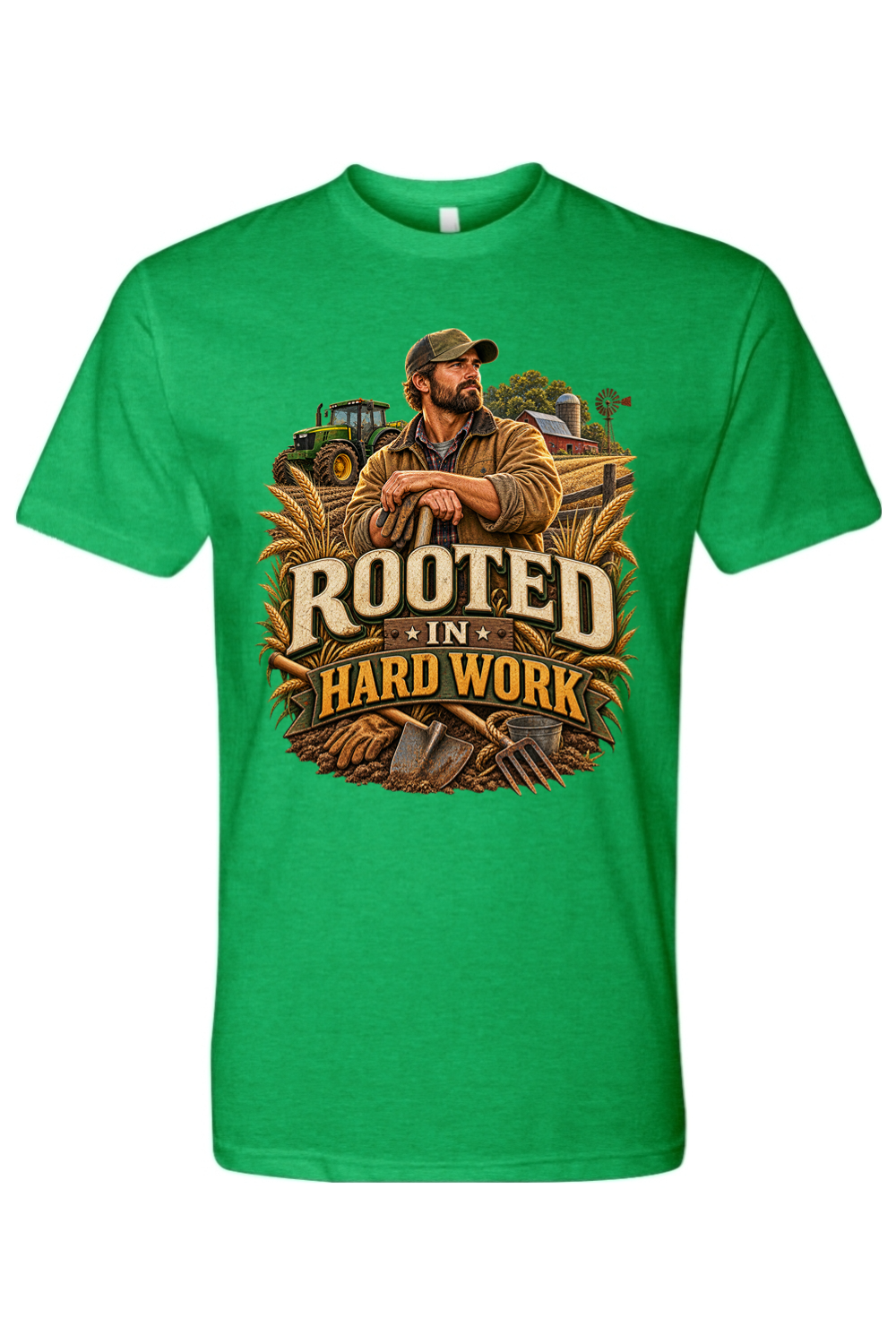 ROOTED IN HARD WORK - T-Shirt 6