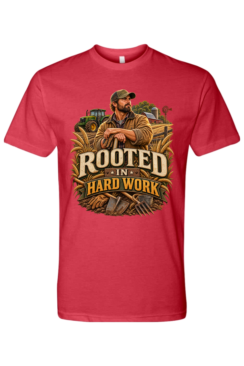 ROOTED IN HARD WORK - T-Shirt 8
