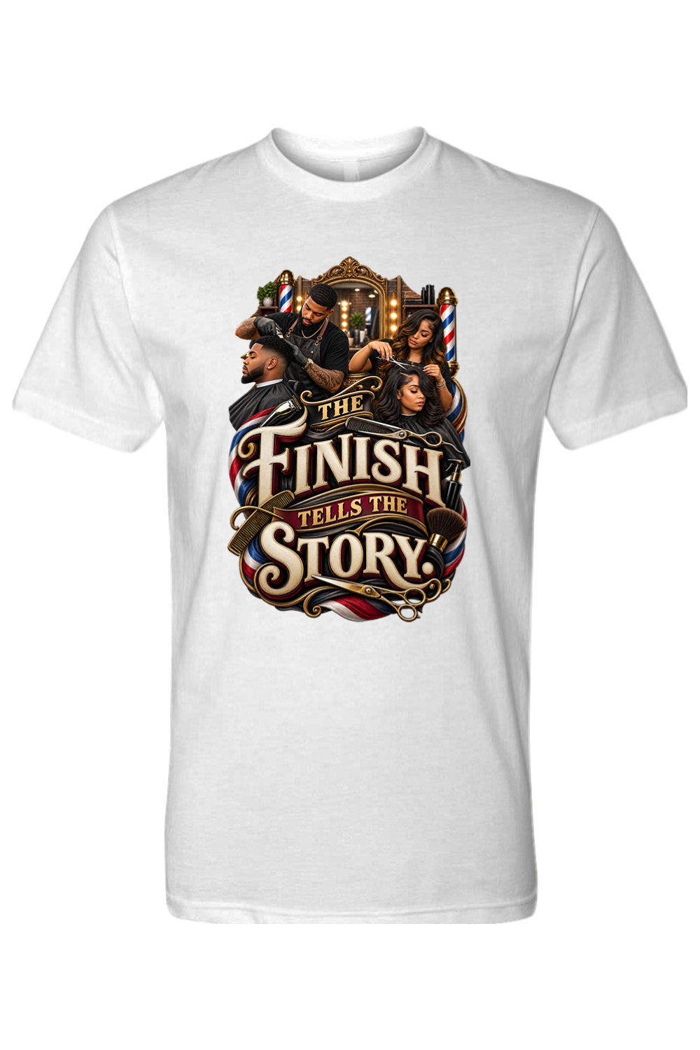 THE FINISH TELLS THE STORY - T-Shirt