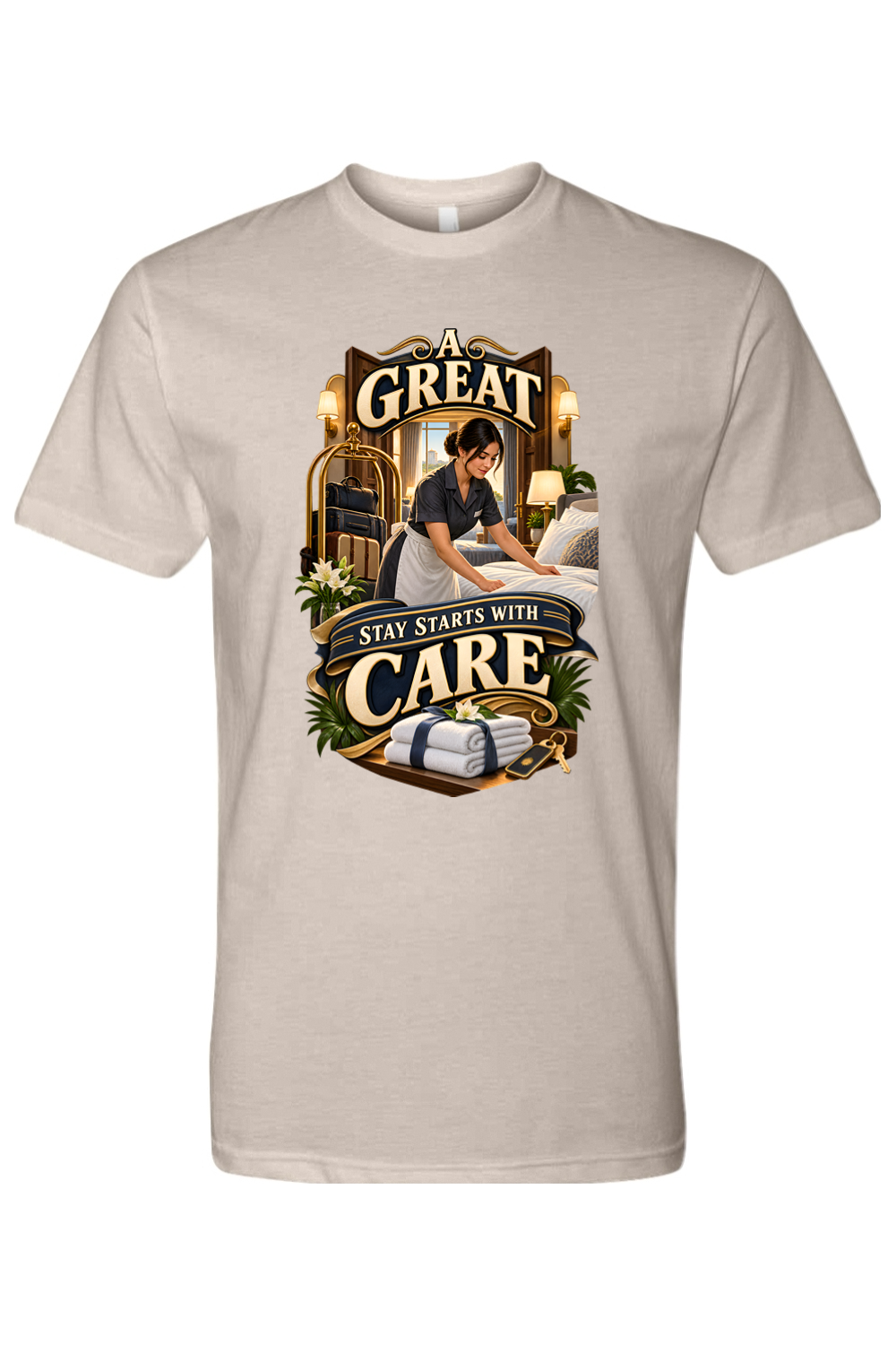 A GREAT STAY STARTS WITH CARE - T-Shirt 7