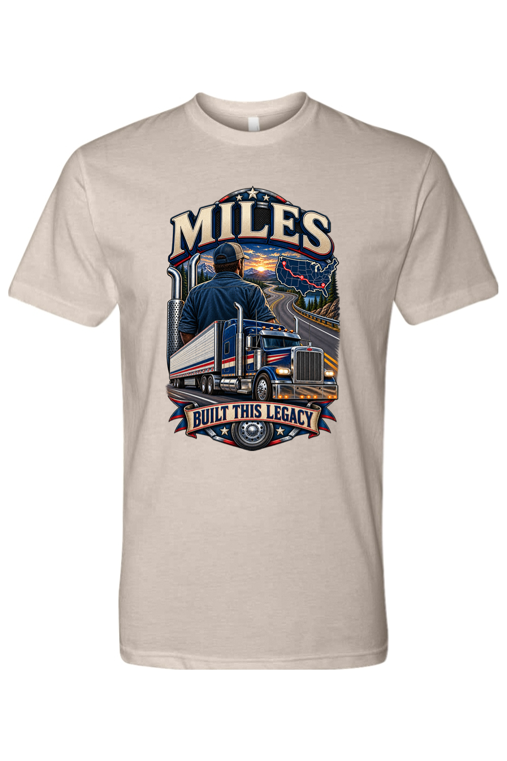 MILES BUILT THIS LEGACY - T-Shirt 7
