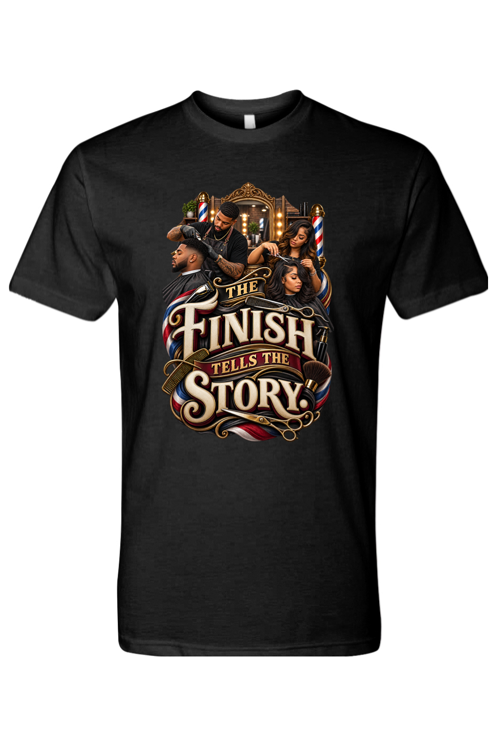 THE FINISH TELLS THE STORY - T-Shirt 2