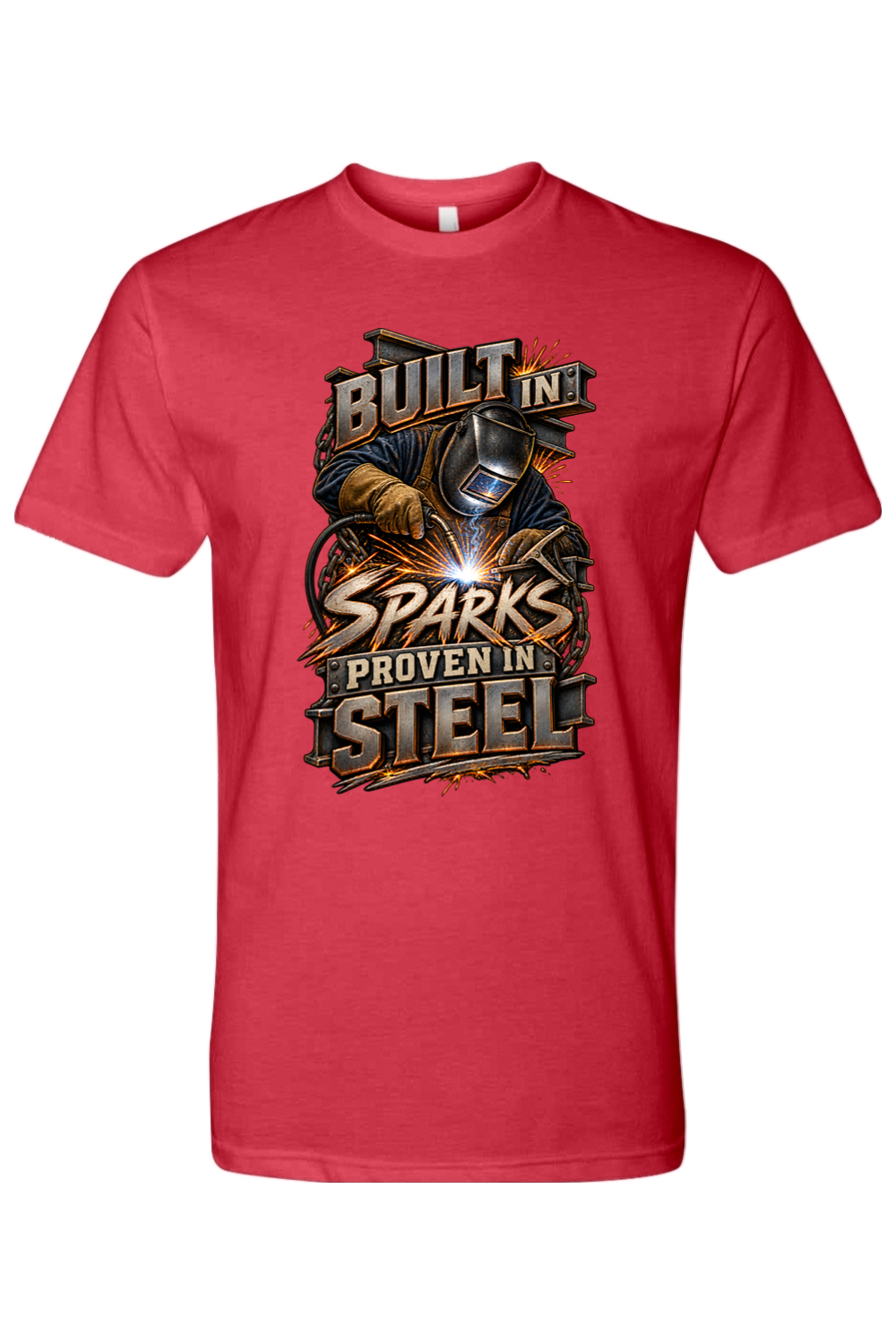 BUILT IN SPARKS - PROVEN IN STEEL - T-Shirt 6