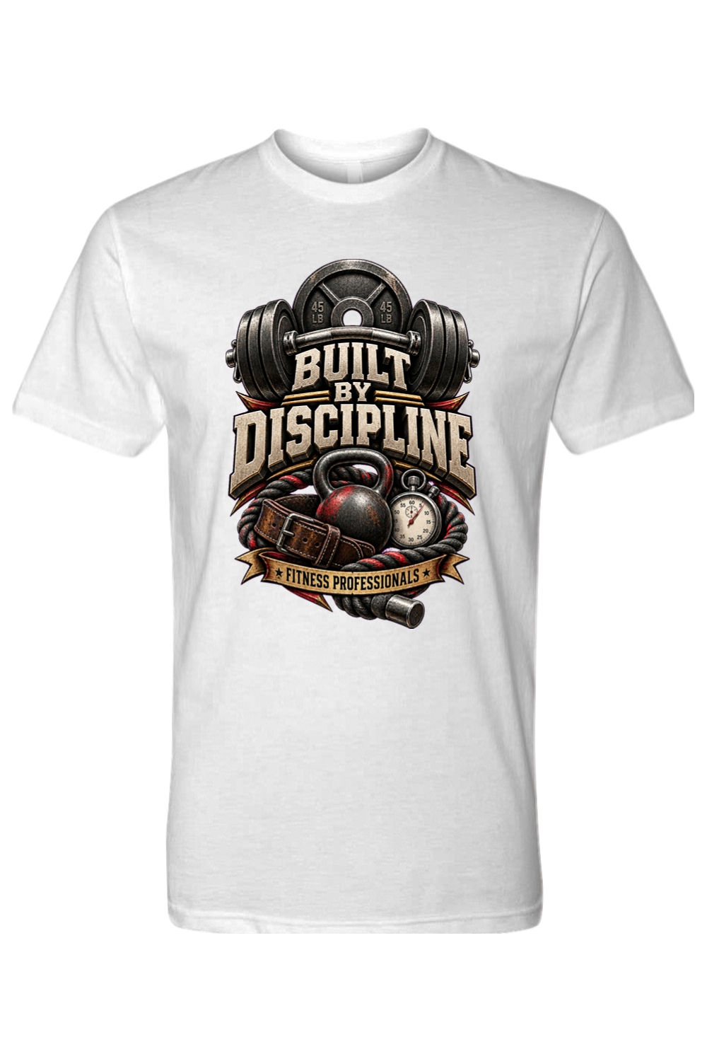 BUILT BY DISCIPLINE - T-Shirt