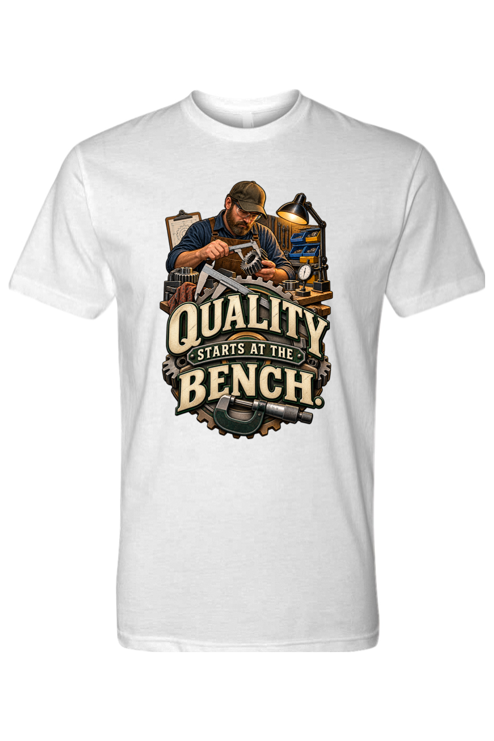QUALITY STARTS AT THE BENCH - T-Shirt