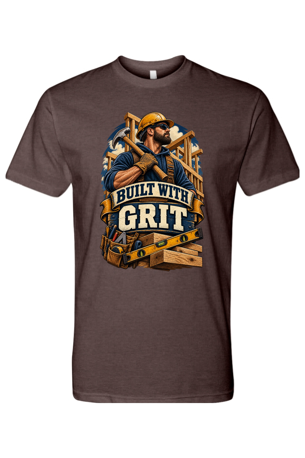BUILT WITH GRIT - T-Shirt 4