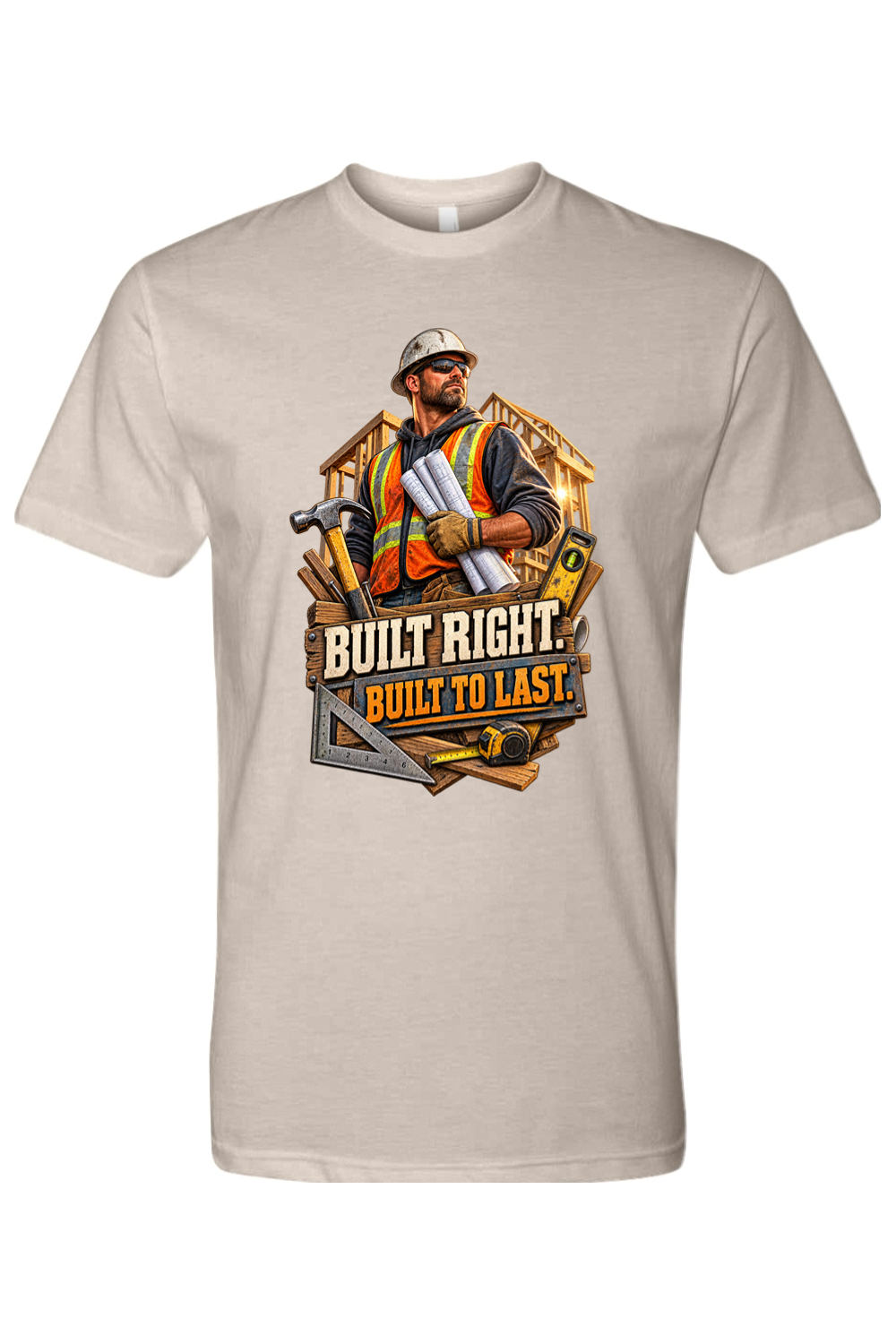 BUILT RIGHT. BUILT TO LAST - T-Shirt 5
