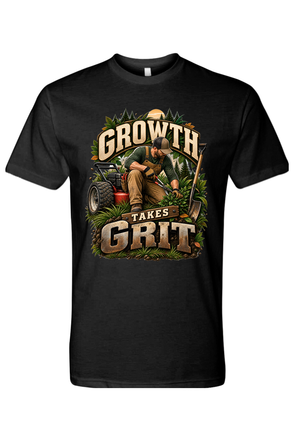 GROWTH TAKES GRIT - T-Shirt 2