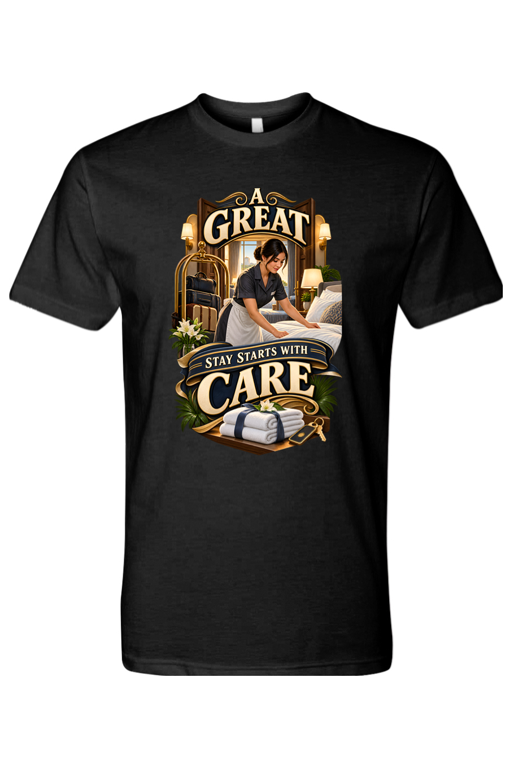 A GREAT STAY STARTS WITH CARE - T-Shirt 2