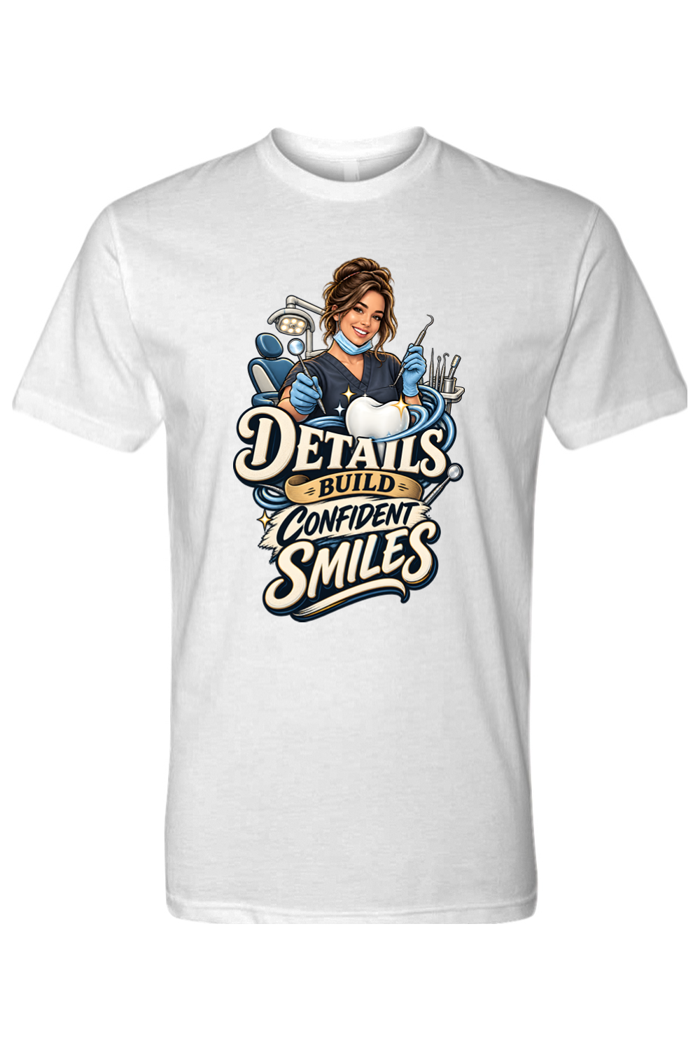 DETAILS BUILD CONFIDENT SMILES - T-Shirt
