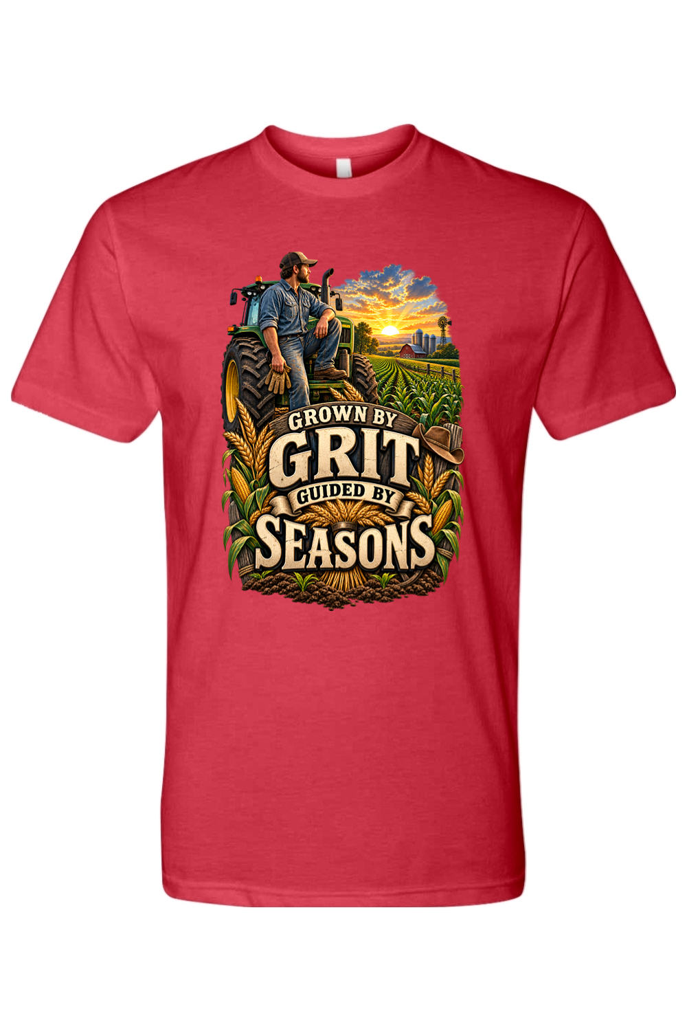 GROWN BY GRIT - GUIDED BY SEASONS - T-Shirt 6