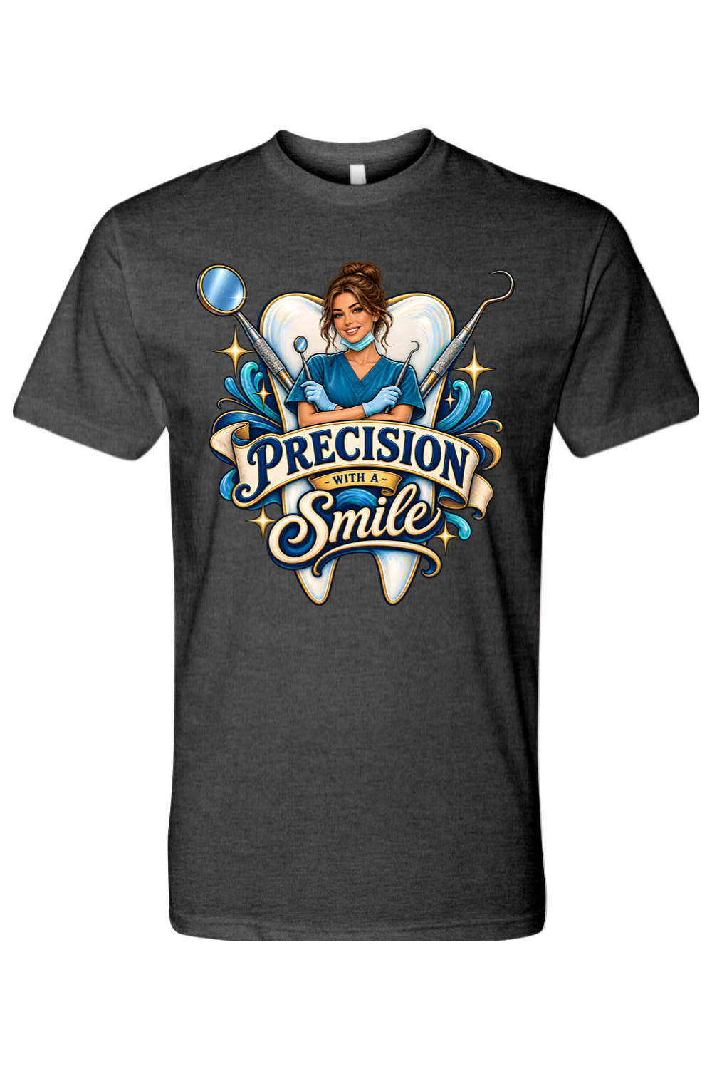 PRECISION WITH A SMILE - T-Shirt 3
