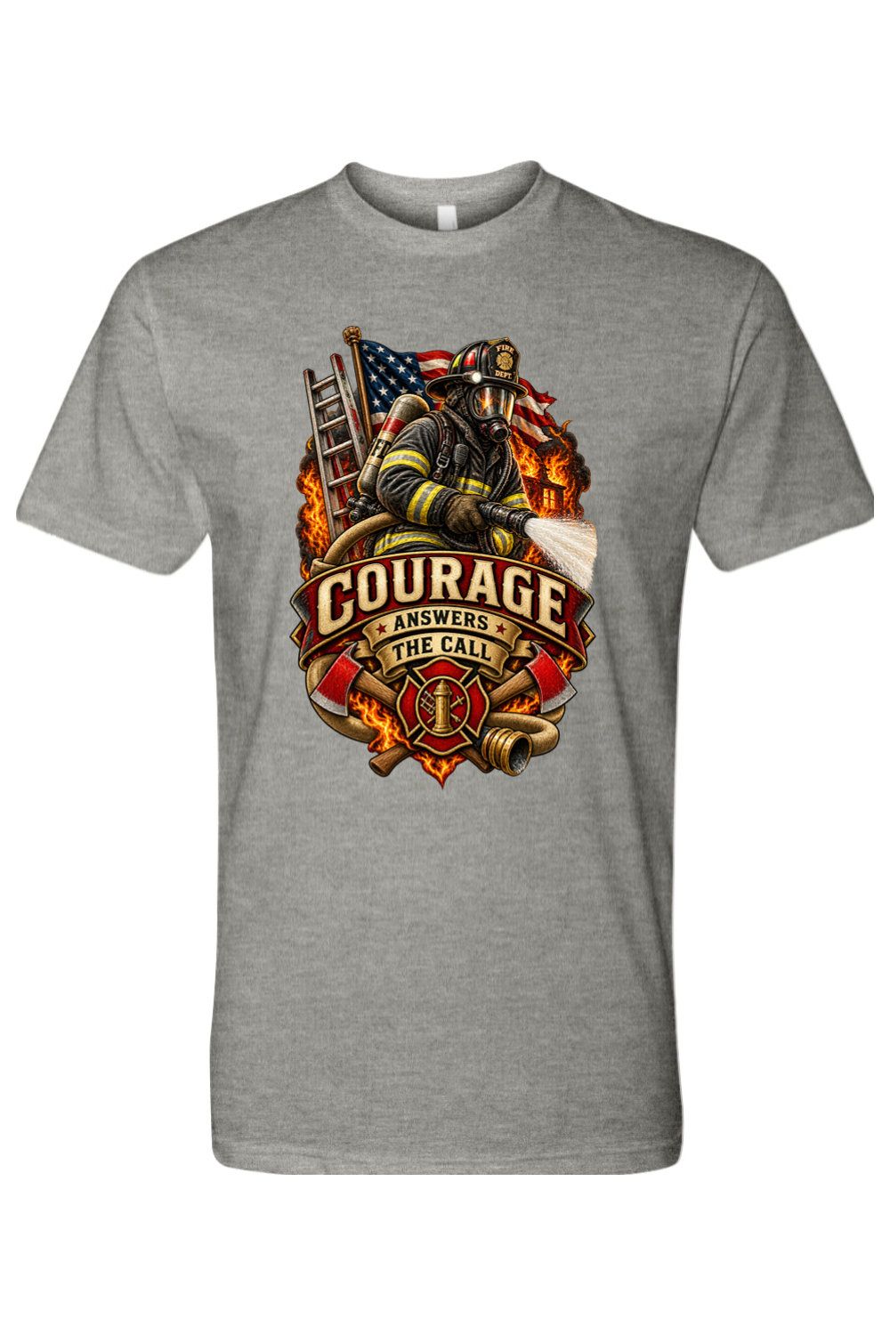 COURAGE ANSWERS THE CALL - T-Shirt 3