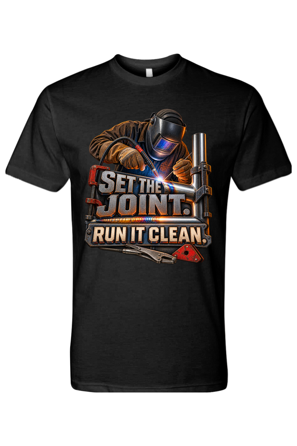 SET THE JOINT - RUN IT CLEAN - T-Shirt 2