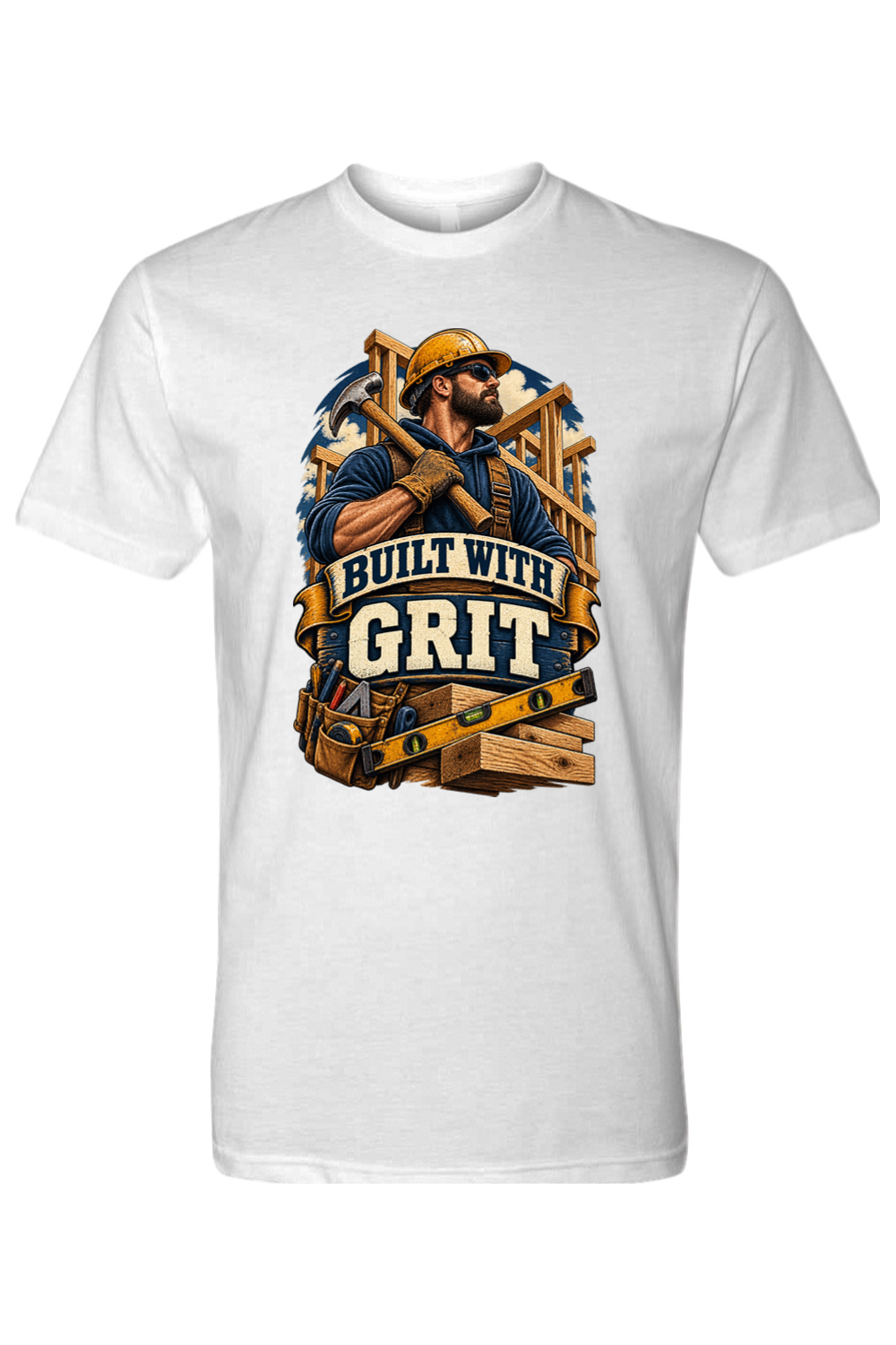 BUILT WITH GRIT - T-Shirt
