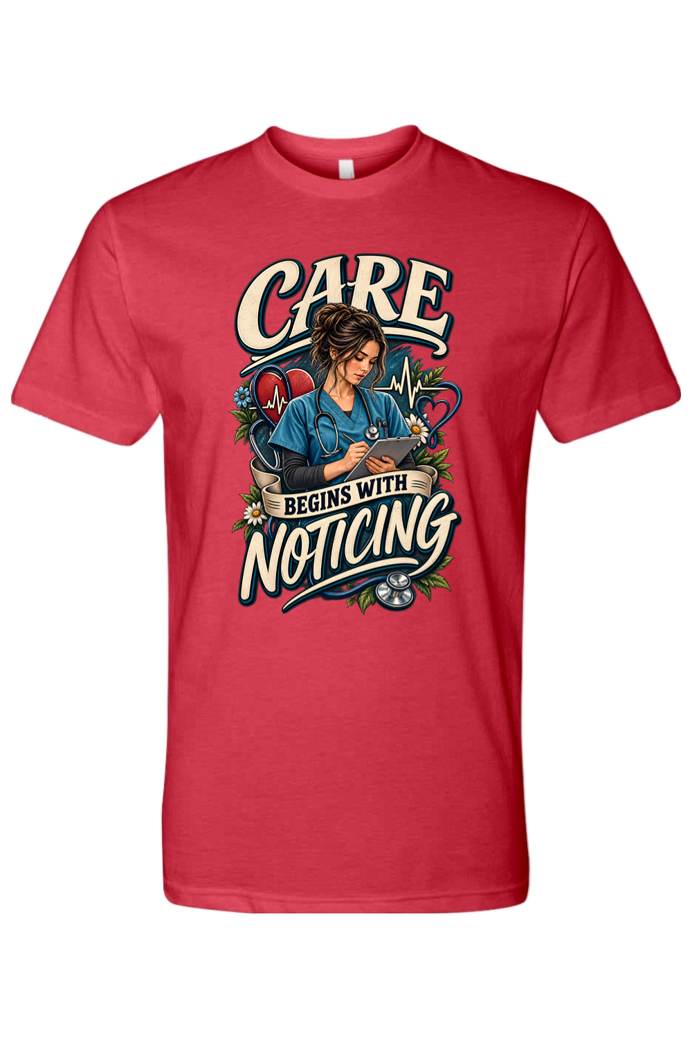 CARE BEGINS WITH NOTICING - T-Shirt 5