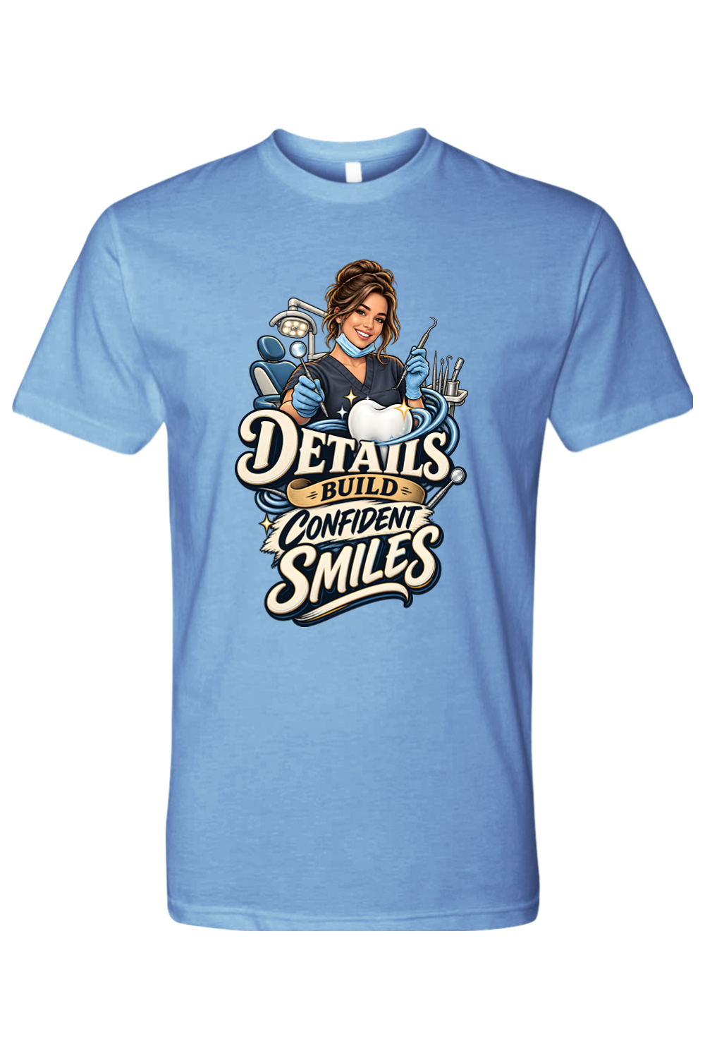 DETAILS BUILD CONFIDENT SMILES - T-Shirt 4